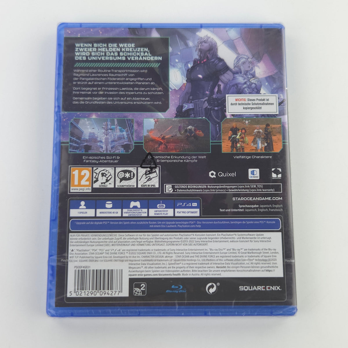 Sony Playstation 4 Spiel Star Ocean Divine Force Neu OVP