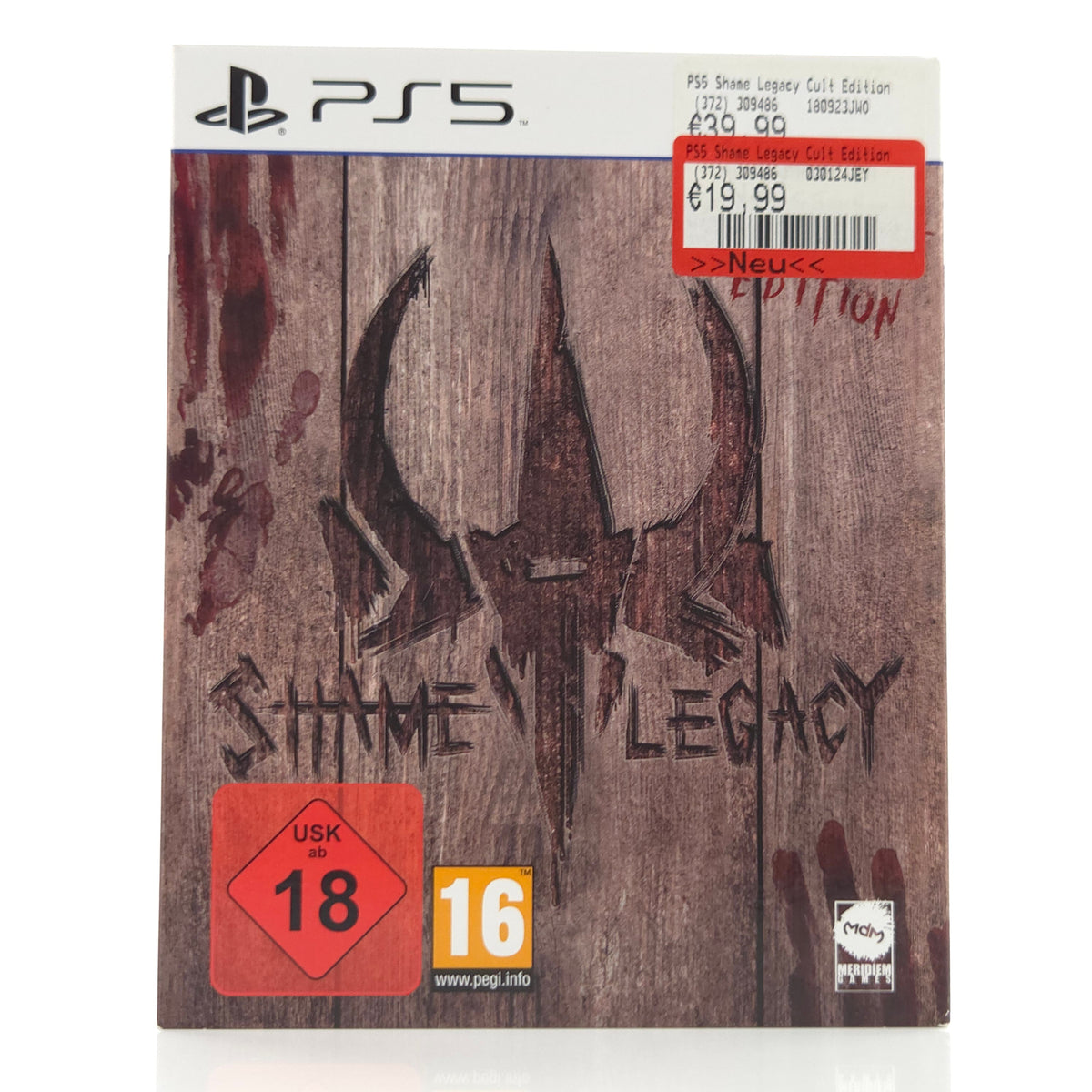 PlayStation 5 Spiel Shame Legacy The Cult Edition OVP
