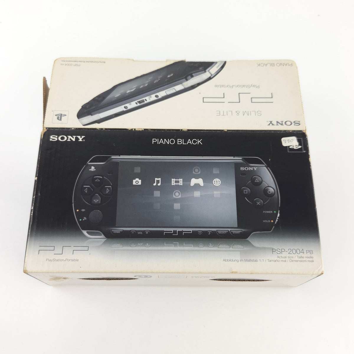 Sony PSP Konsole Piano Black 2004 PB Playstation OVP PAL