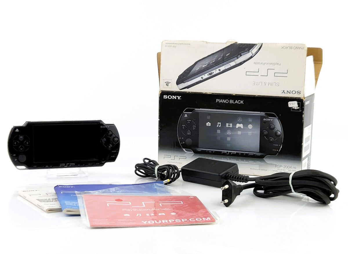 Sony PSP Konsole Piano Black 2004 PB Playstation OVP PAL
