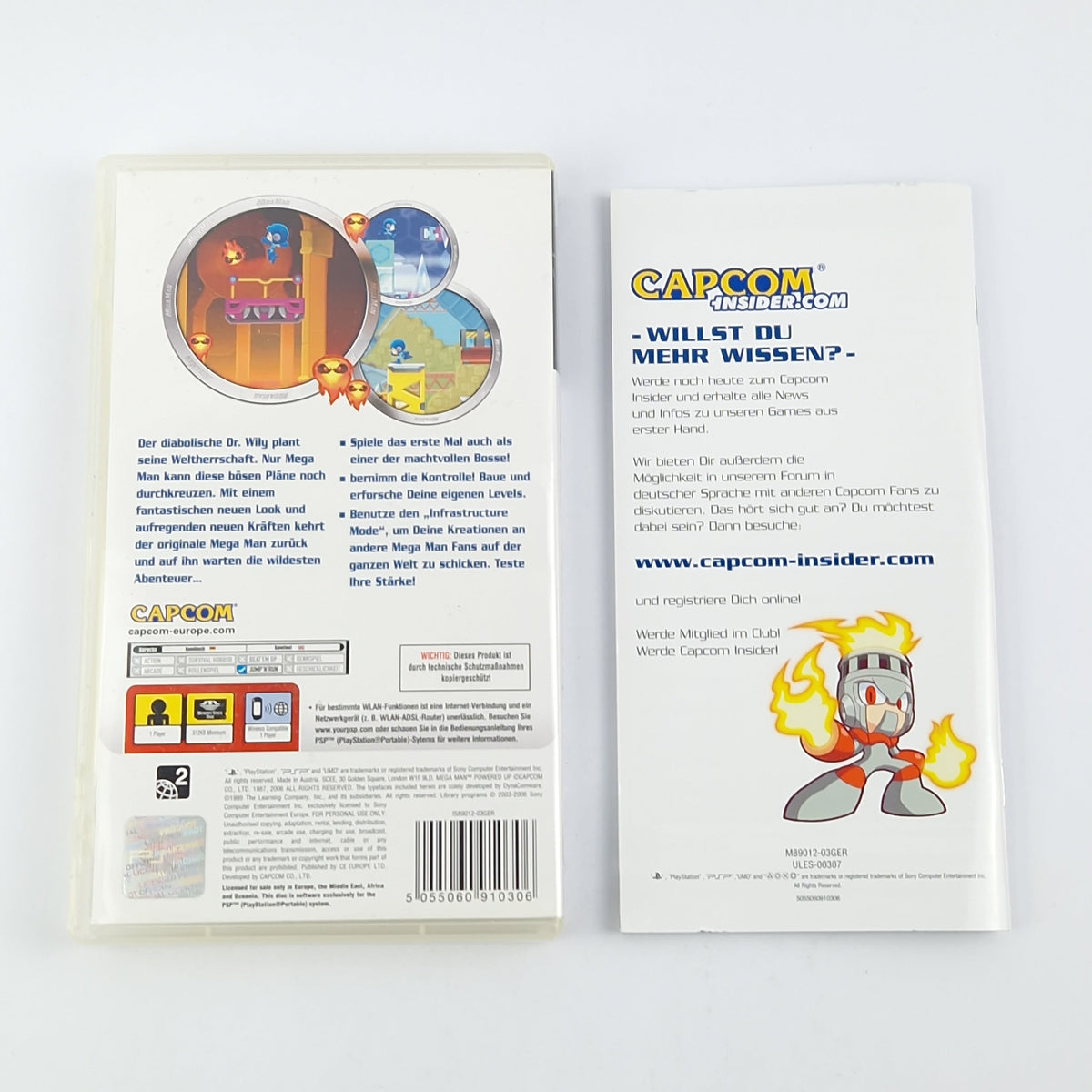 Sony PSP Spiel – Mega Man Powered UP (OVP)