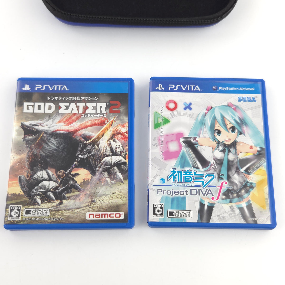 Sony PlayStation Vita Konsole Grün Japan 2 Spiele