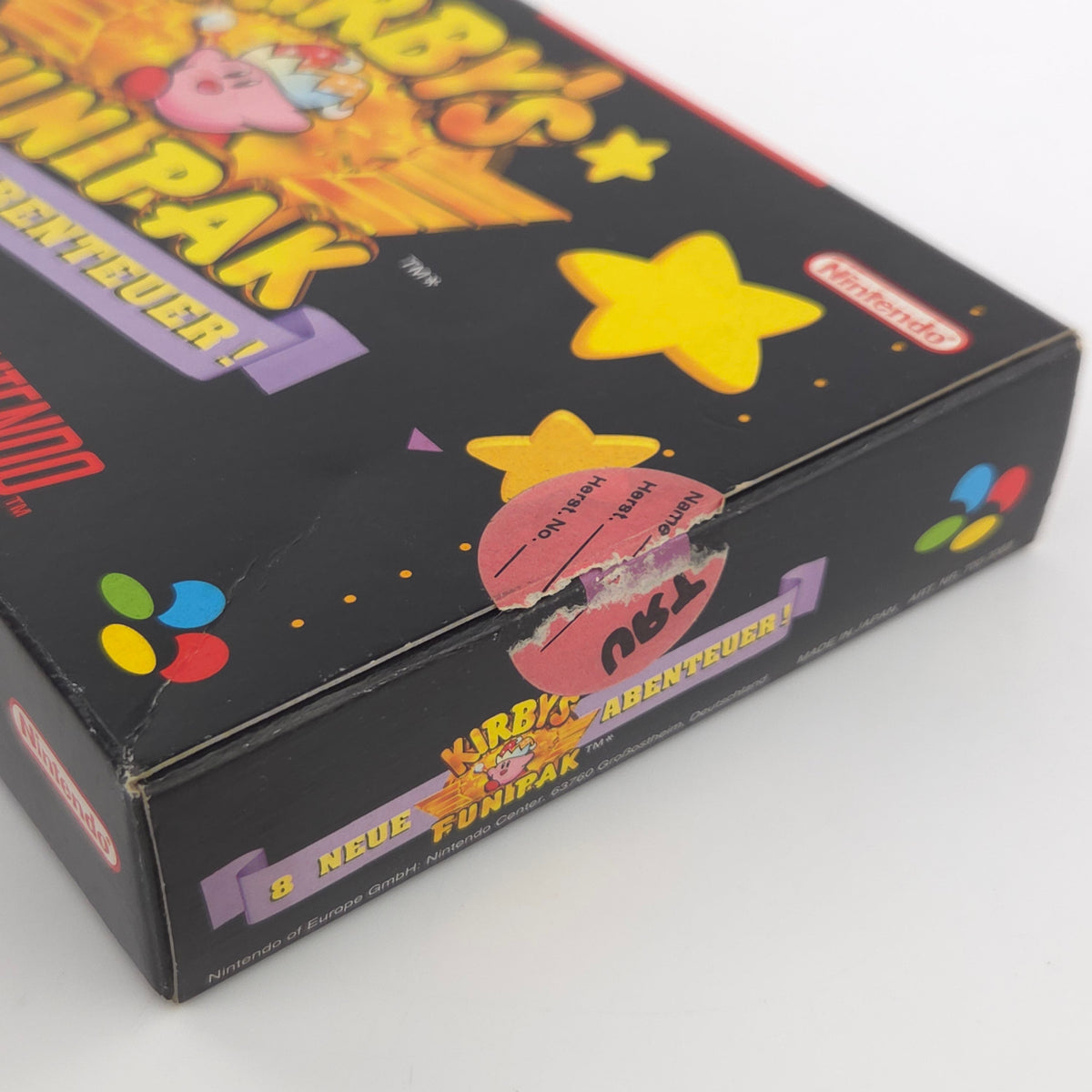 Super Nintendo Spiel Kirby´s Funpak SNES OVP PAL EUR