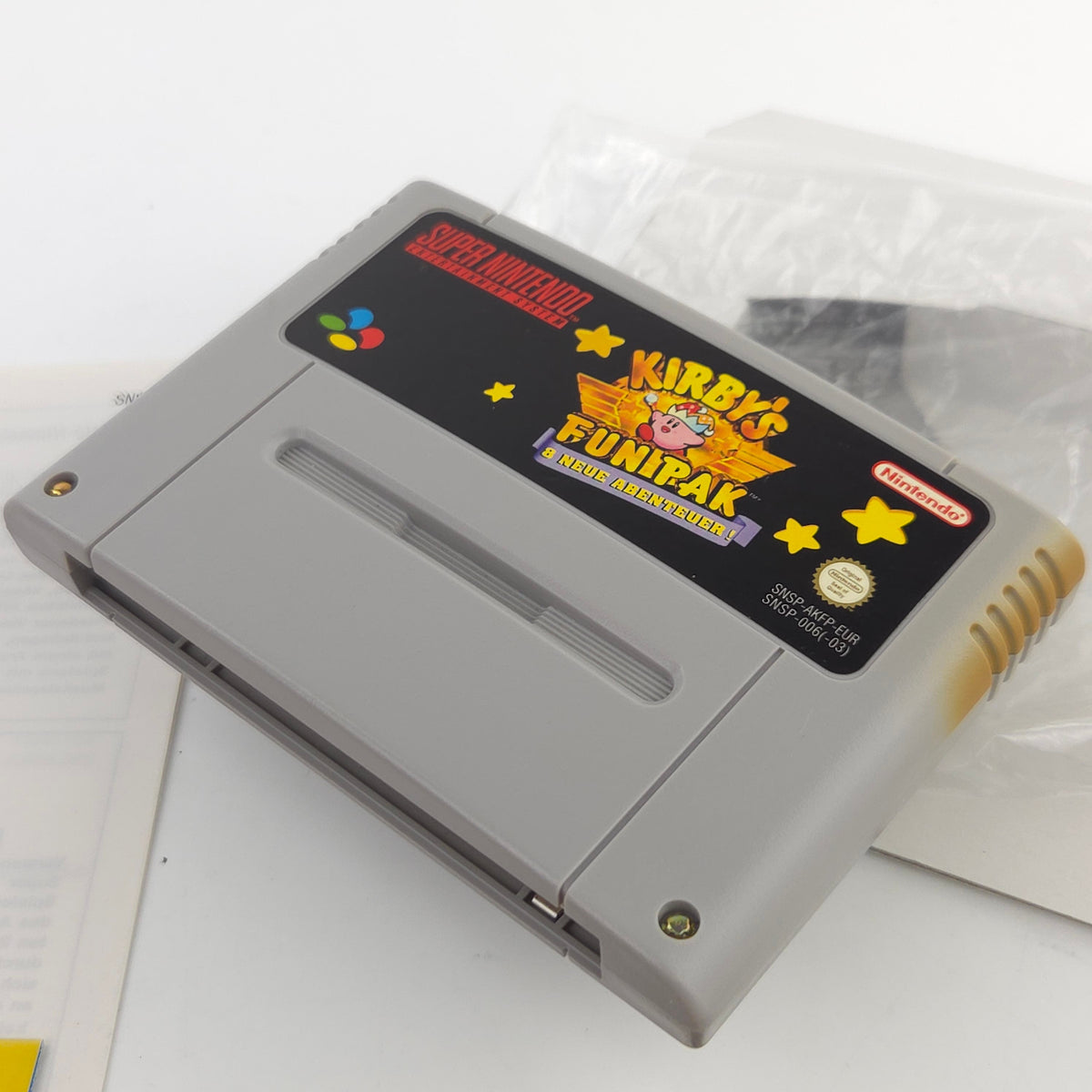 Super Nintendo Spiel Kirby´s Funpak SNES OVP PAL EUR