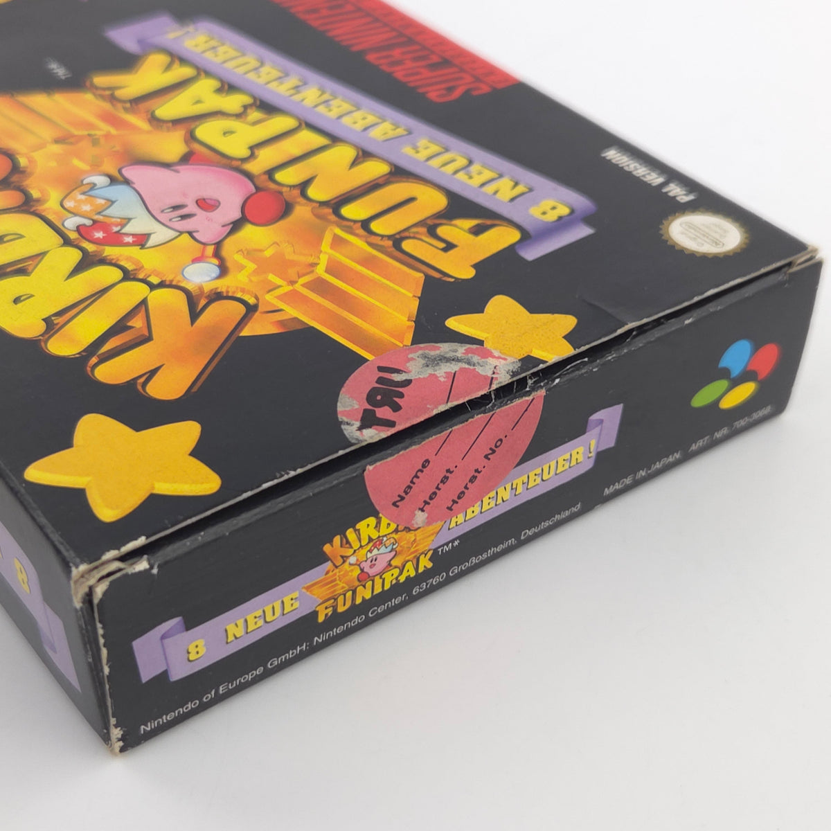 Super Nintendo Spiel Kirby´s Funpak SNES OVP PAL EUR