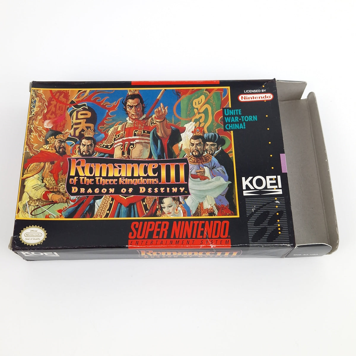 Super Nintendo Spiel – Romance of the Three Kingdoms III SNES