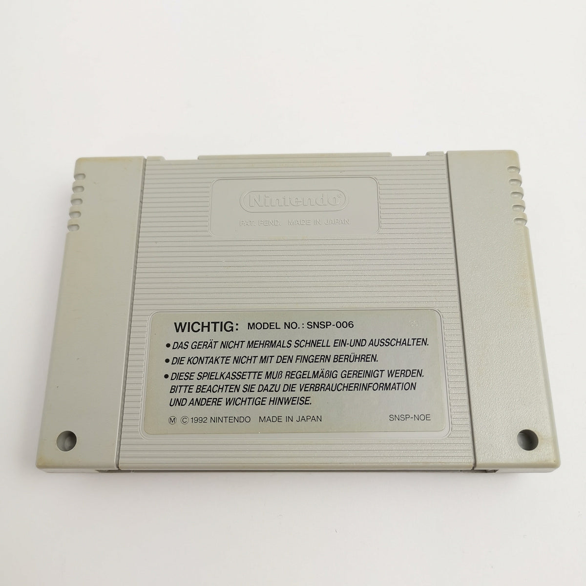 Super Nintendo Spiel – Super Air Diver SNES PAL NOE