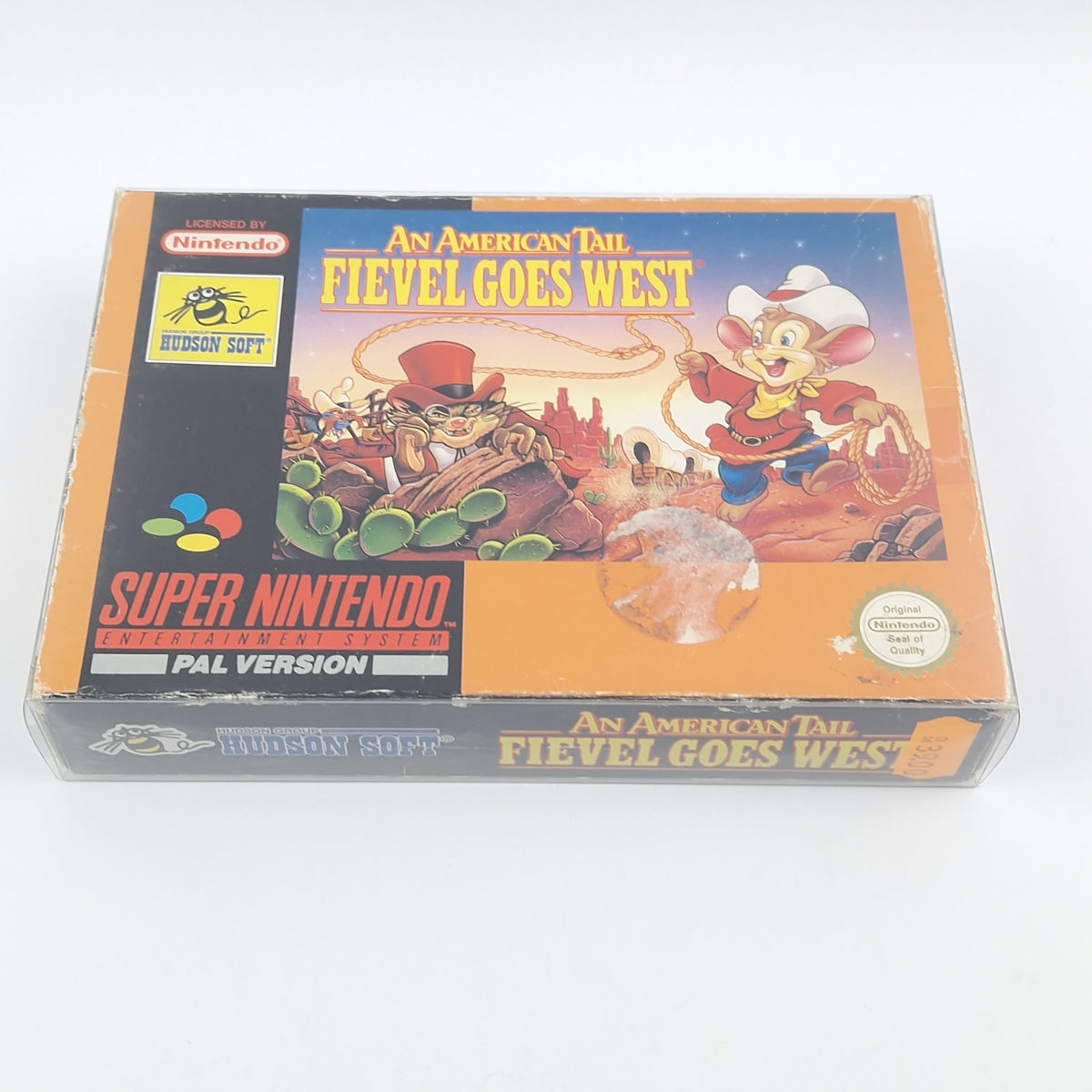 Super Nintendo Spiel – Fievel Goes West Modul OVP