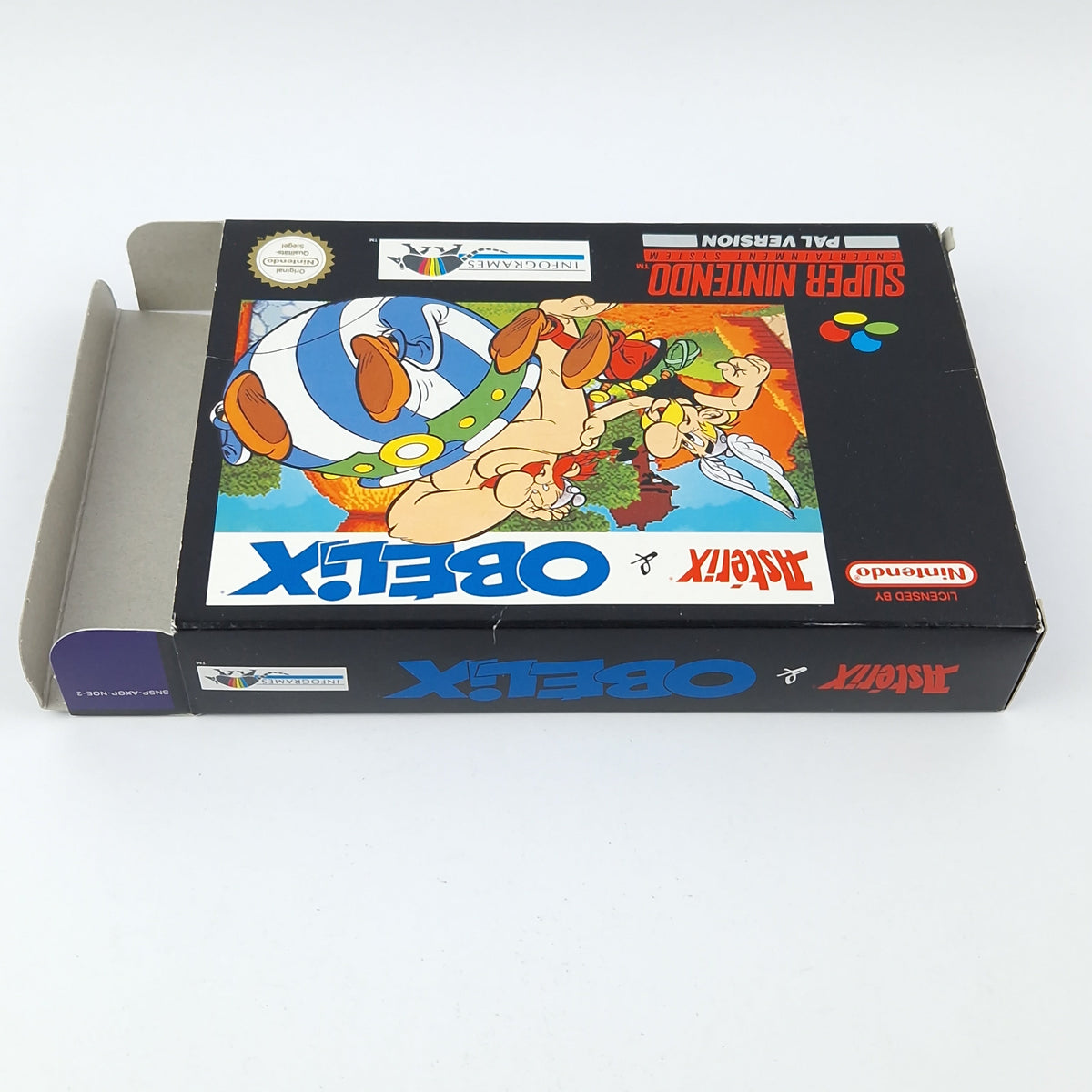 Super Nintendo Spiel – Asterix & Obelix OVP PAL SNES