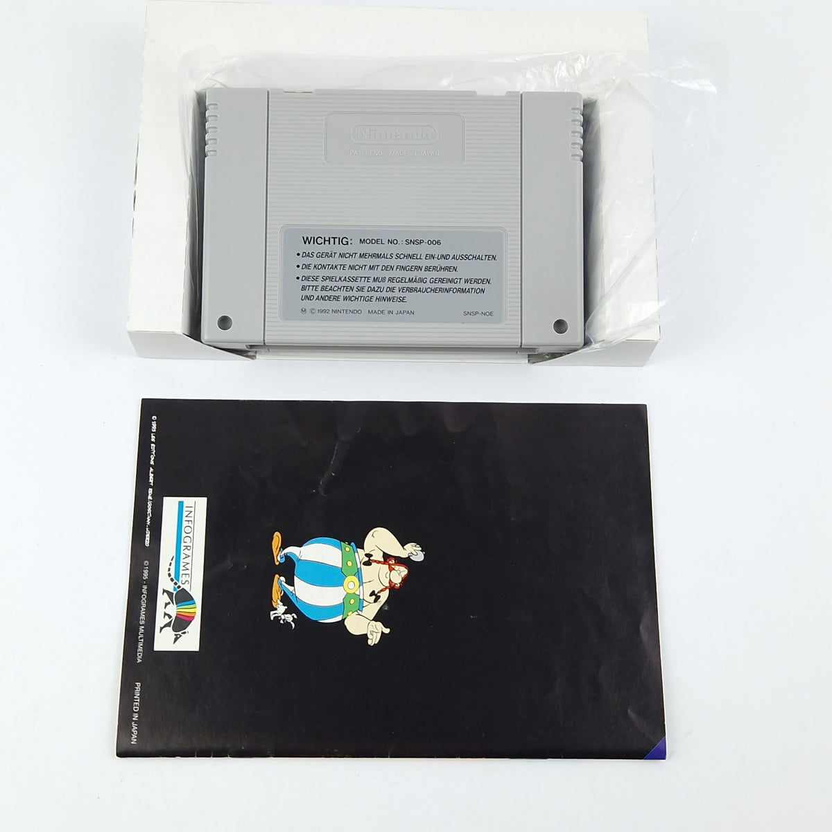 Super Nintendo Spiel – Asterix & Obelix OVP PAL SNES