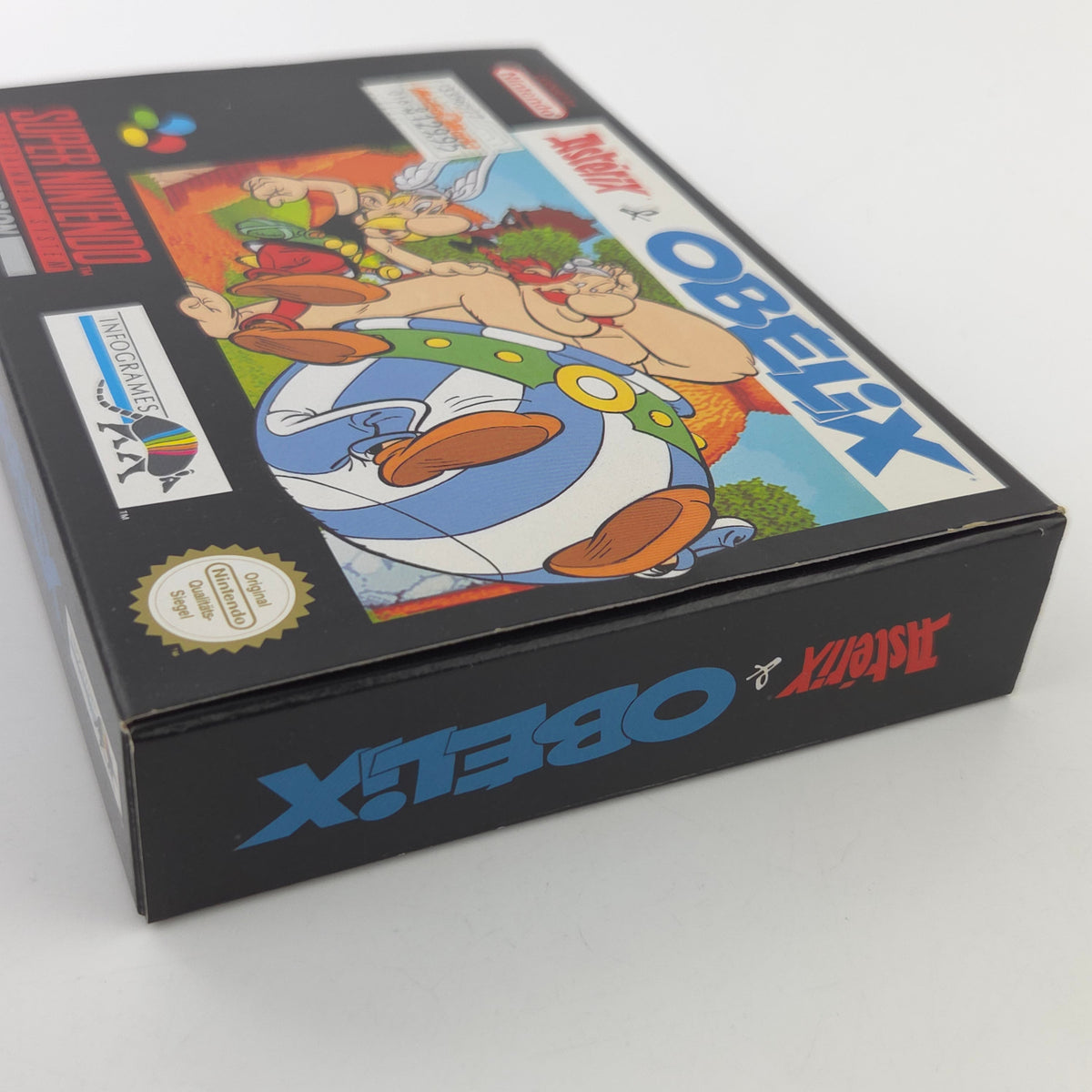Super Nintendo Spiel Asterix Obelix OVP PAL