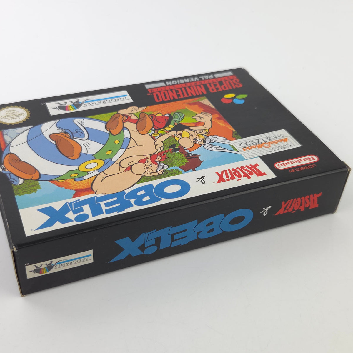 Super Nintendo Spiel Asterix Obelix OVP PAL