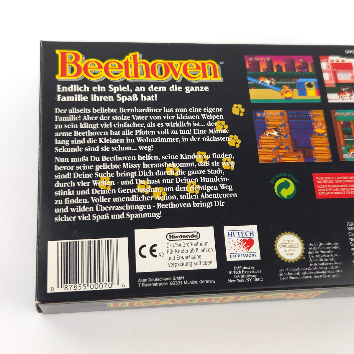 Super Nintendo Spiel Beethoven Ultimate Canine Caper OVP PAL