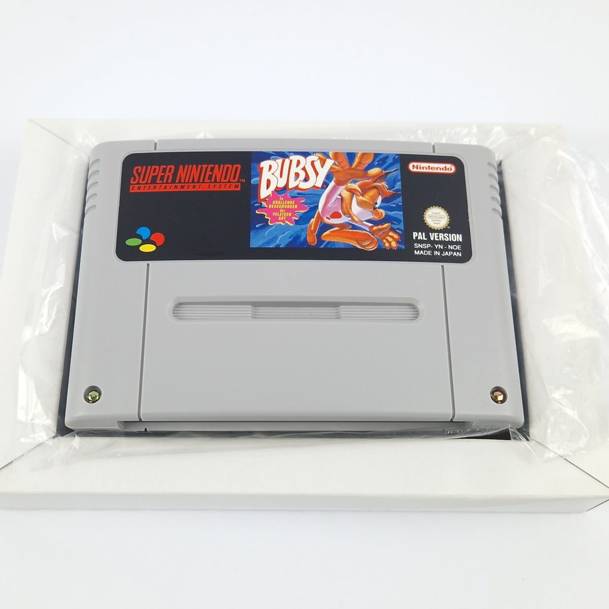 Super Nintendo Spiel – Bubsy OVP CIB PAL NOE SNES