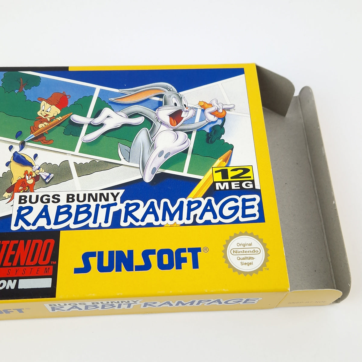 Super Nintendo Spiel – Bugs Bunny Rabbit Rampage OVP CIB