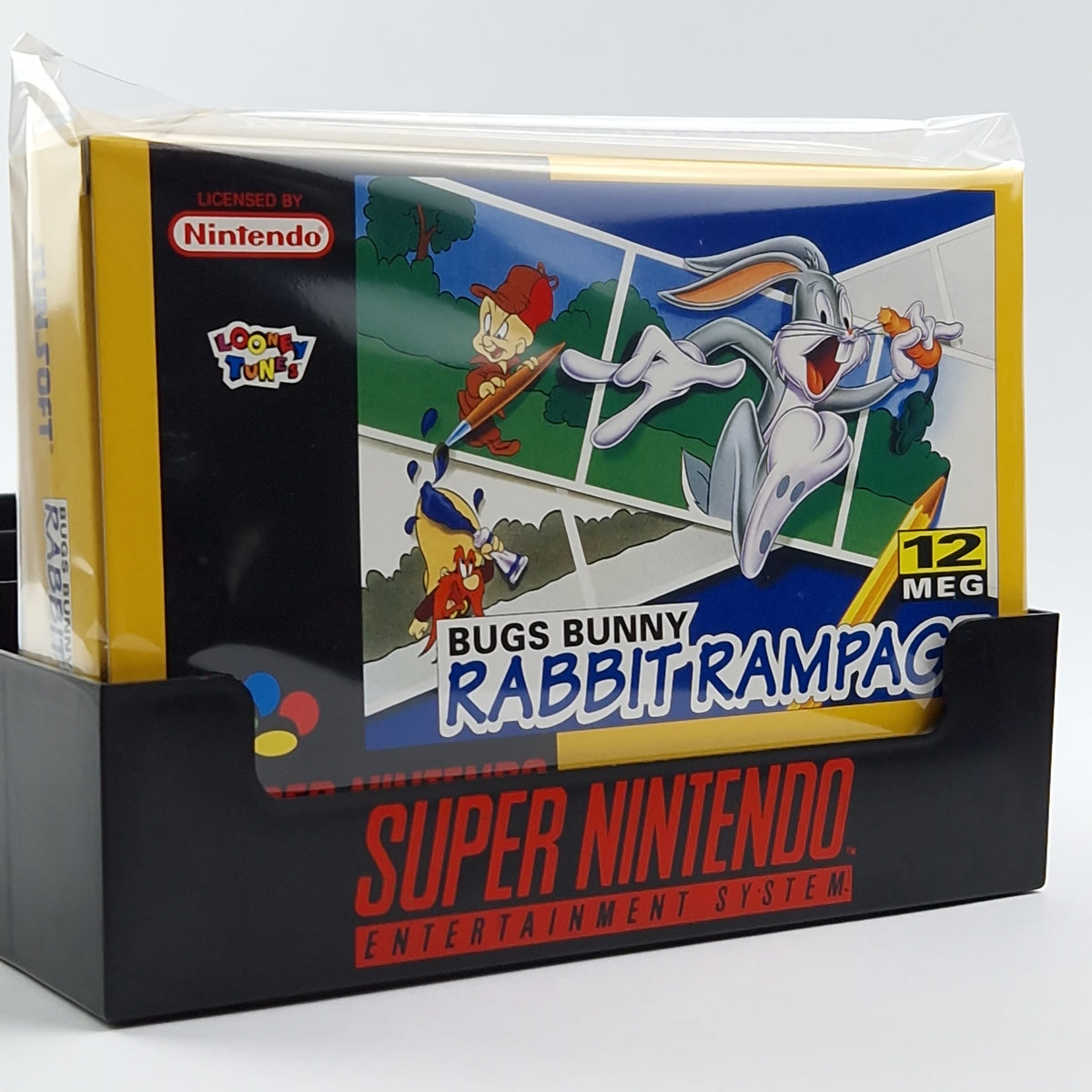 Super Nintendo Spiel – Bugs Bunny Rabbit Rampage OVP CIB