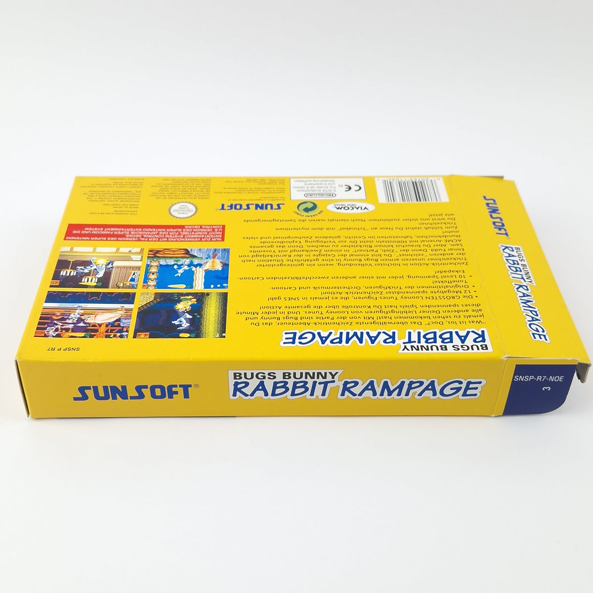Super Nintendo Spiel – Bugs Bunny Rabbit Rampage OVP CIB