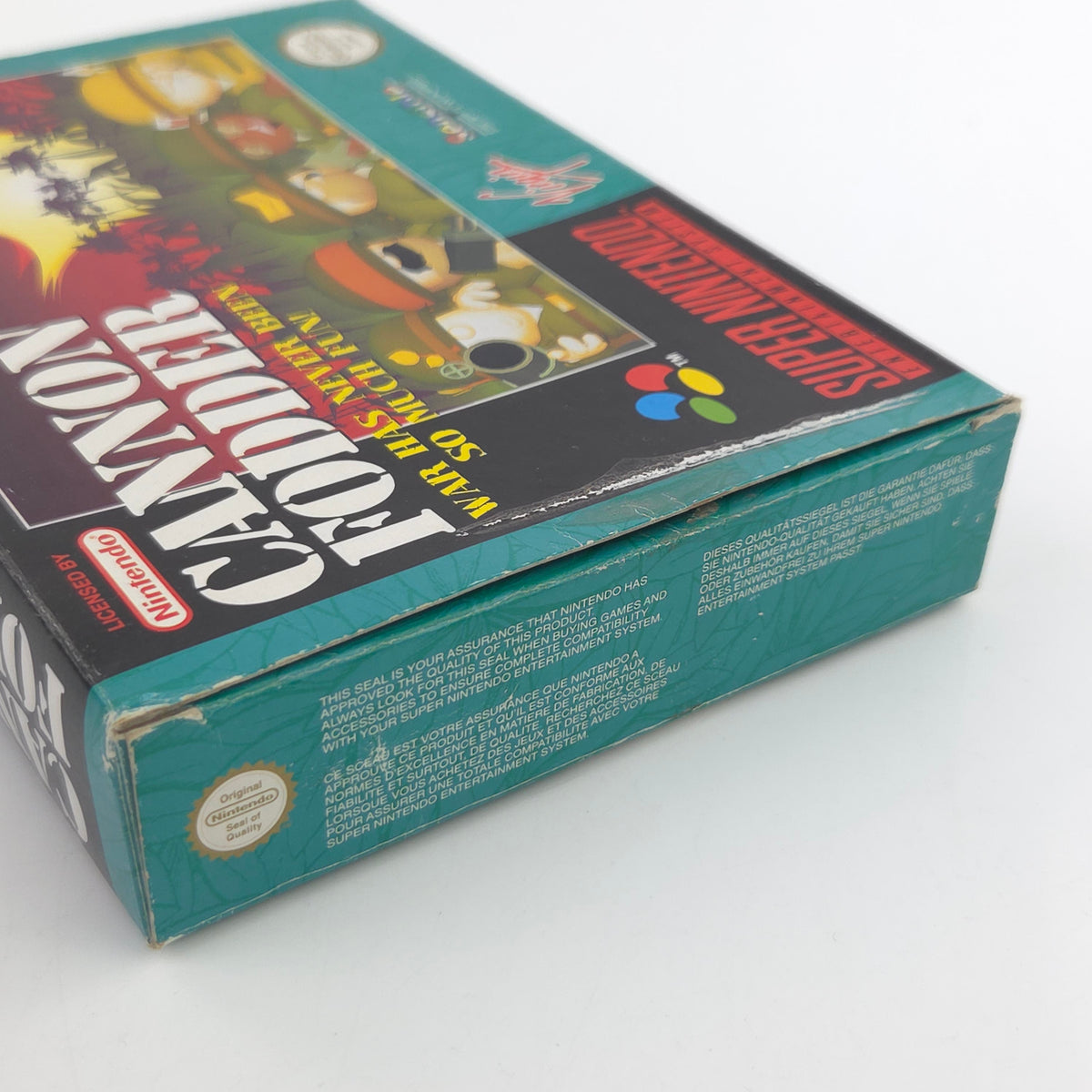 Super Nintendo Spiel – Cannon Fodder (SNES OVP)