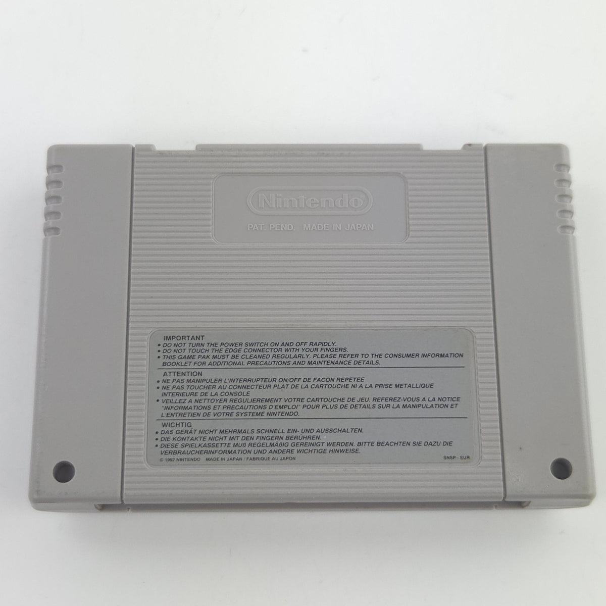 Super Nintendo Spiel Captain Commando SNES Modul PAL EUR