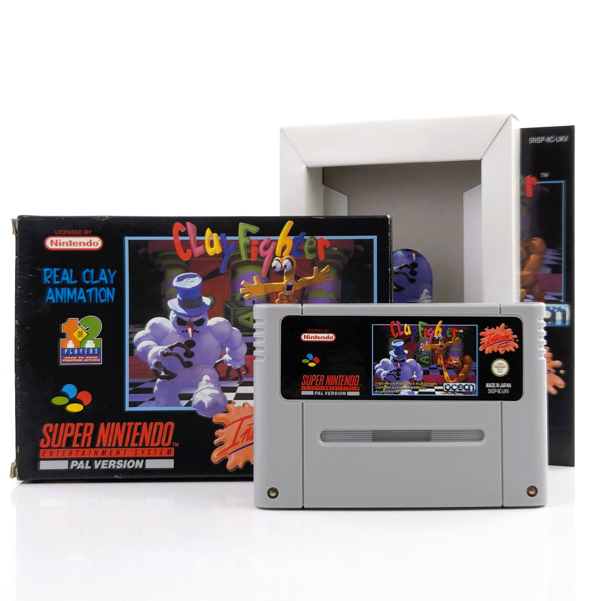 Super Nintendo Spiel – Clay Fighter (SNES OVP)