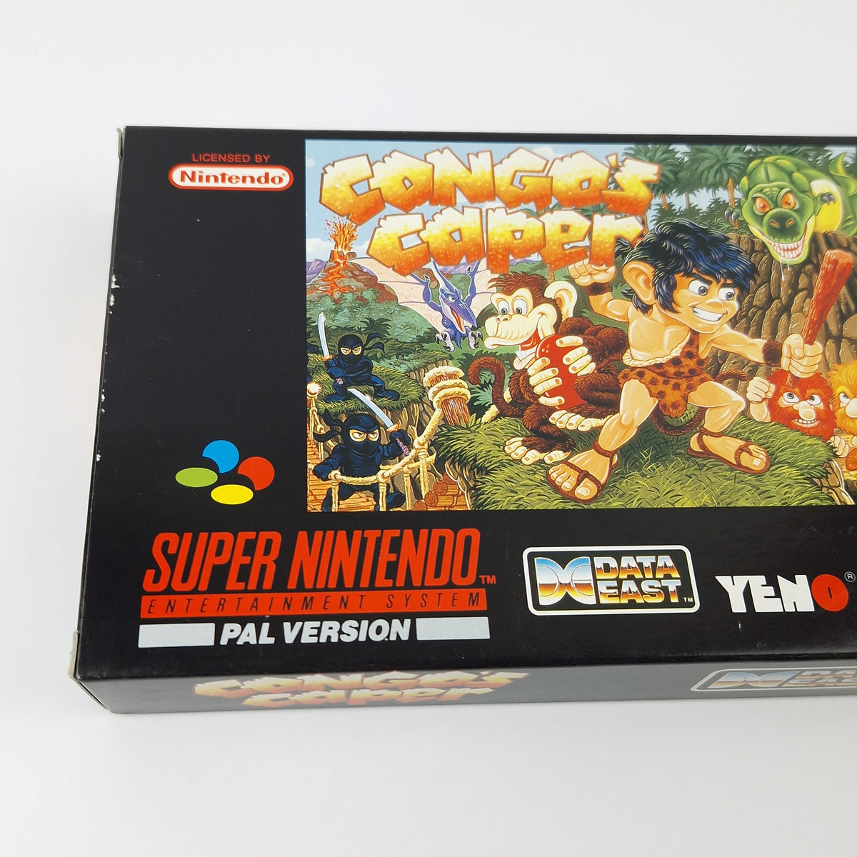 Super Nintendo Spiel – Congos Caper OVP CIB PAL NOE