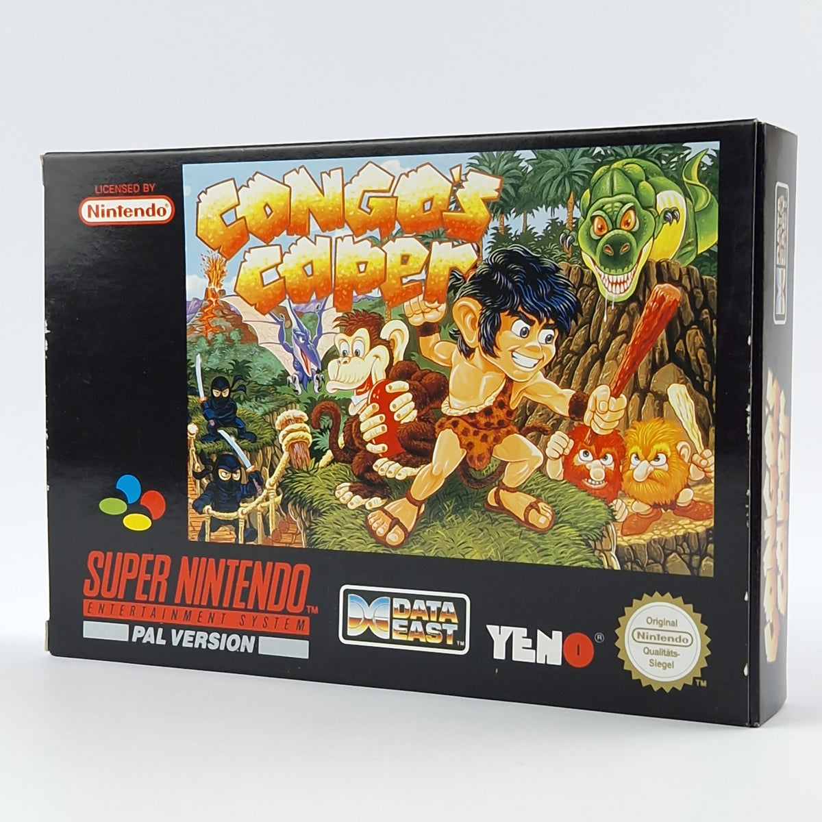 Super Nintendo Spiel – Congos Caper OVP CIB PAL NOE
