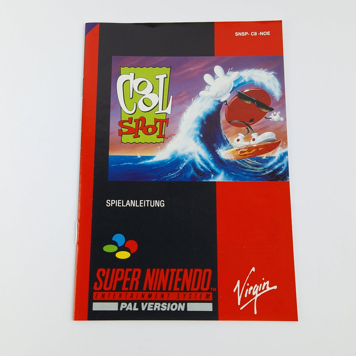 Super Nintendo Spiel – Cool Spot OVP CIB PAL NOE