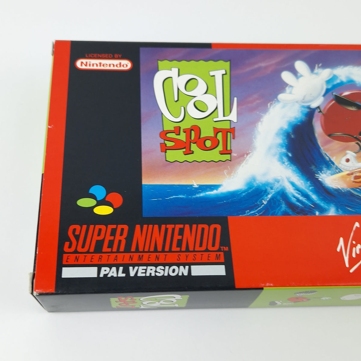 Super Nintendo Spiel – Cool Spot OVP CIB PAL NOE