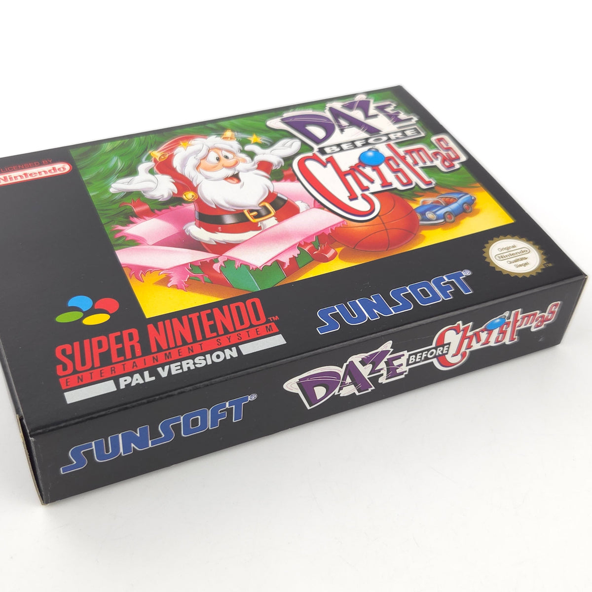 Super Nintendo Spiel DAZE before Christmas OVP PAL