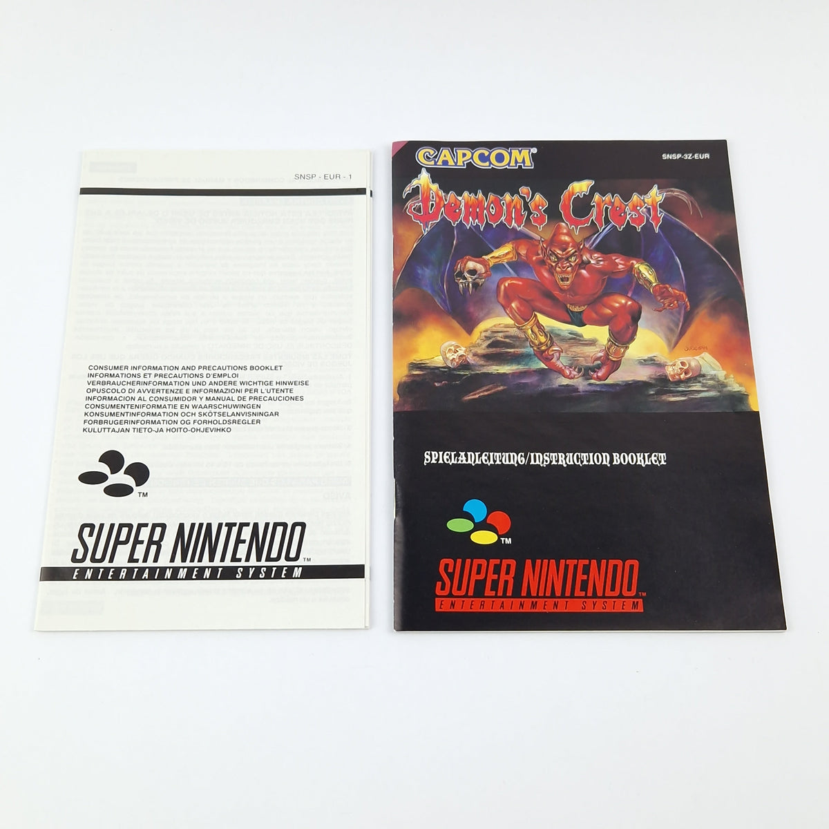 Super Nintendo Spiel – Demons Crest (SNES OVP PAL CIB)