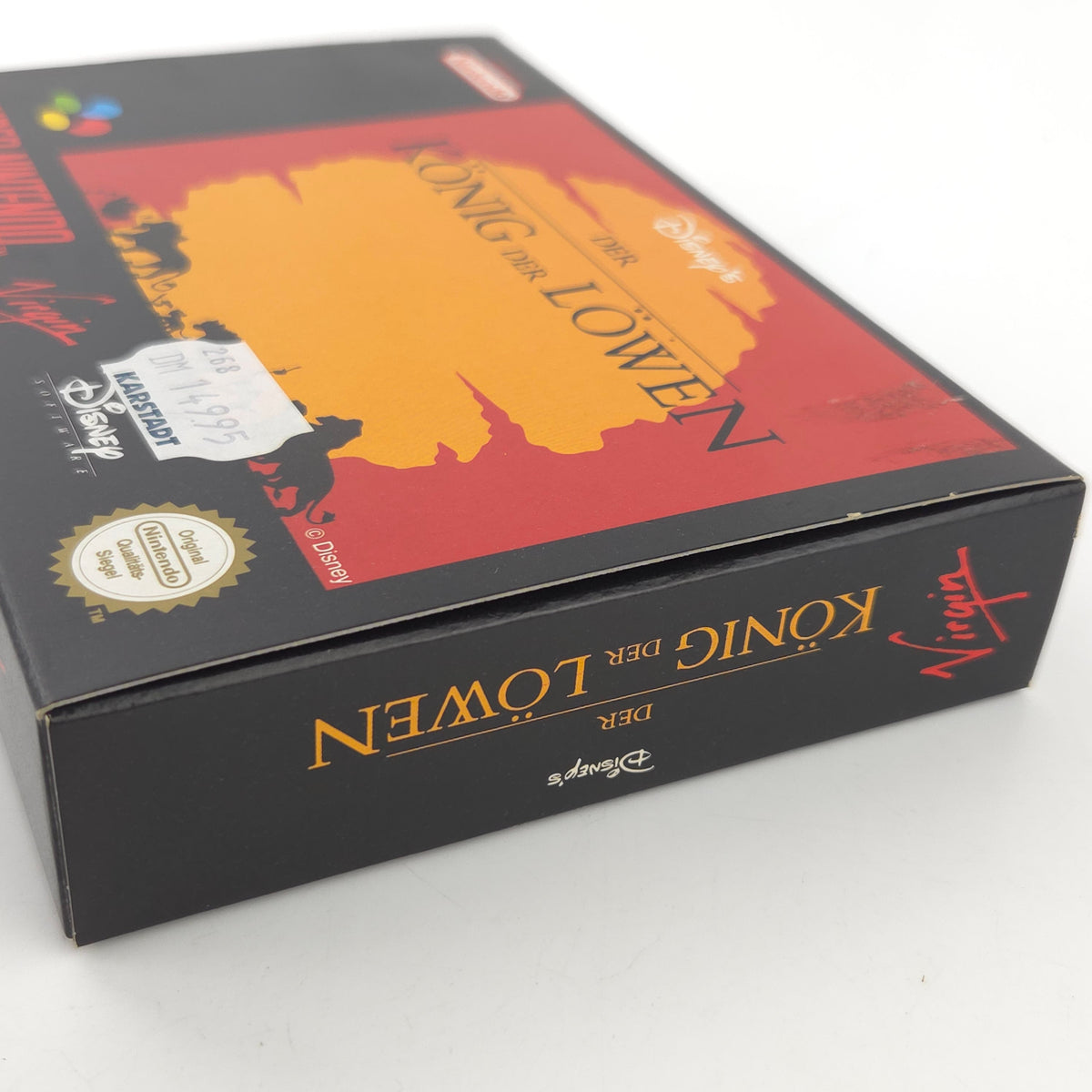 Super Nintendo Spiel König der Löwen OVP CIB PAL