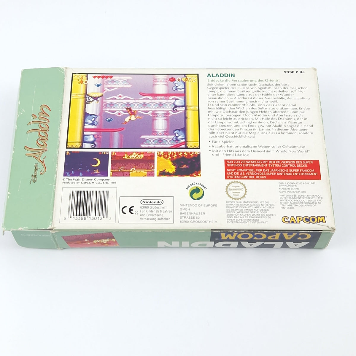 Super Nintendo Spiel – Disneys Aladdin OVP PAL CIB