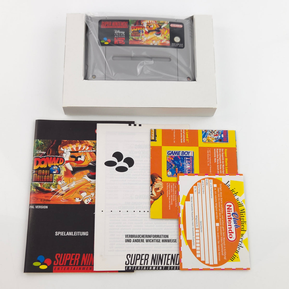 Super Nintendo Spiel – Donald in Maui Mallard SNES OVP PAL