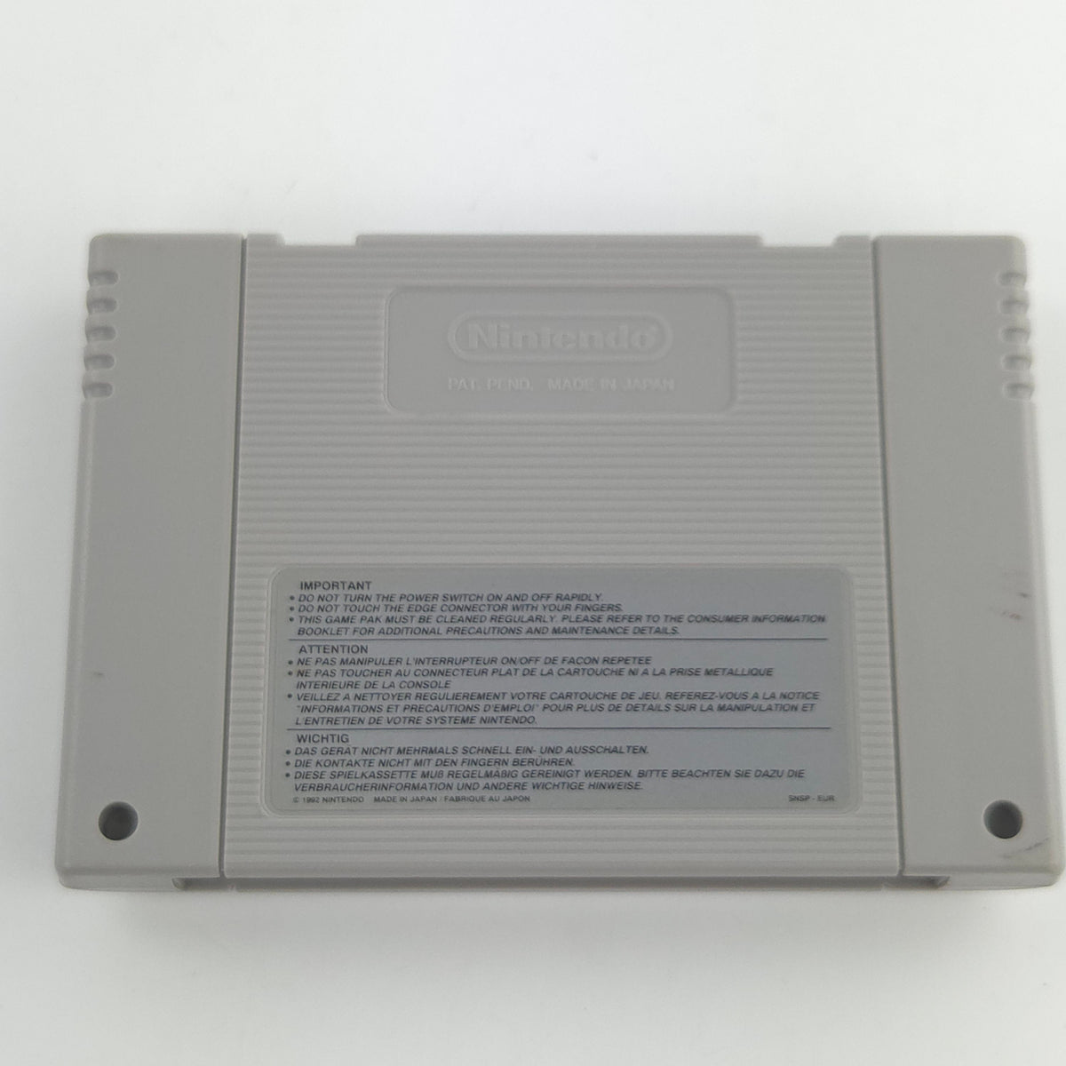Super Nintendo Spiel Donald in Maui Mallard SNES PAL EUR