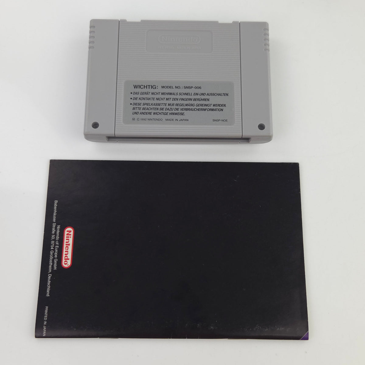 Super Nintendo Spiel F Zero SNES Modul Anleitung OVP PAL