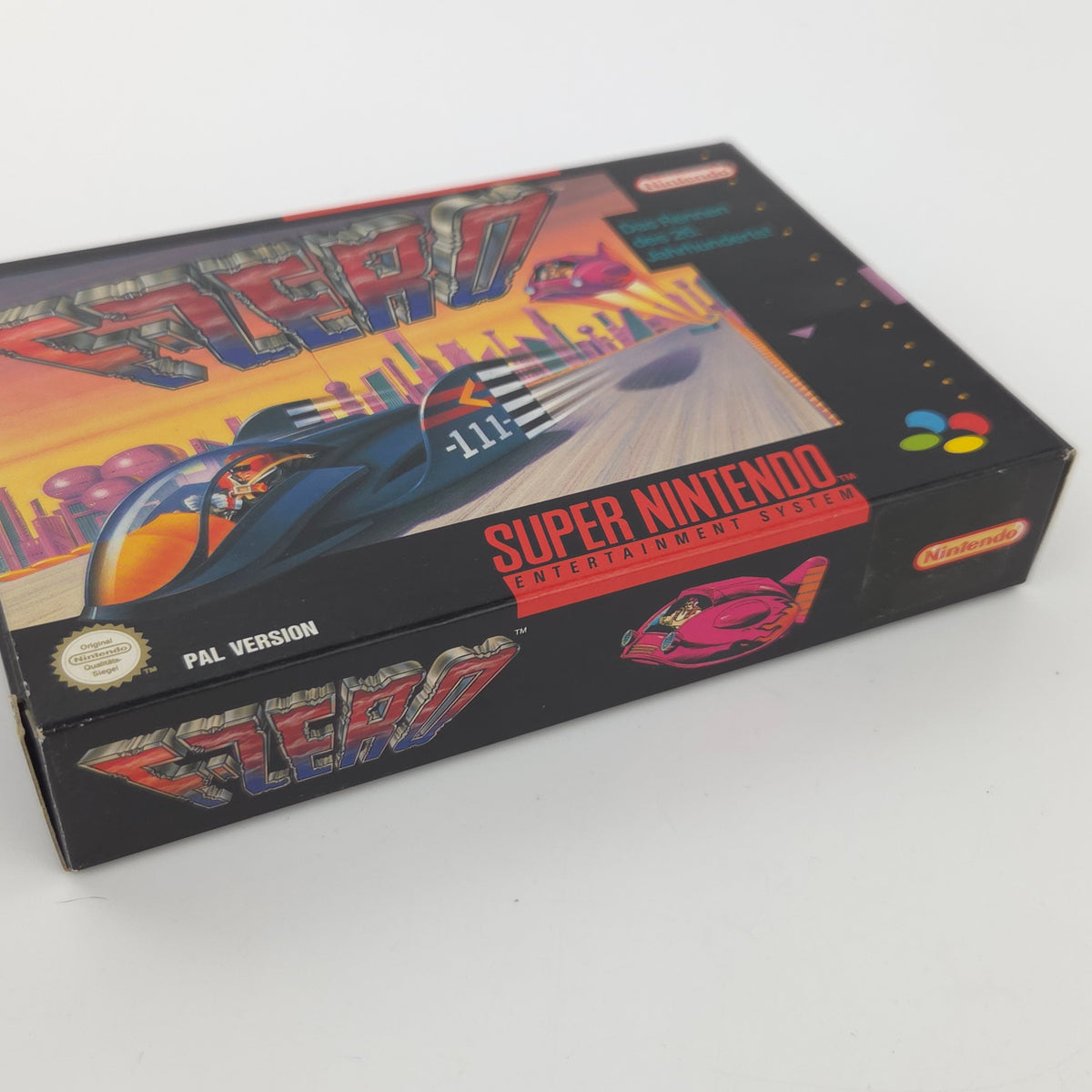 Super Nintendo Spiel F Zero SNES Modul Anleitung OVP PAL