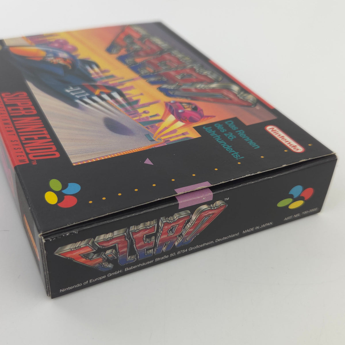 Super Nintendo Spiel F Zero SNES Modul Anleitung OVP PAL