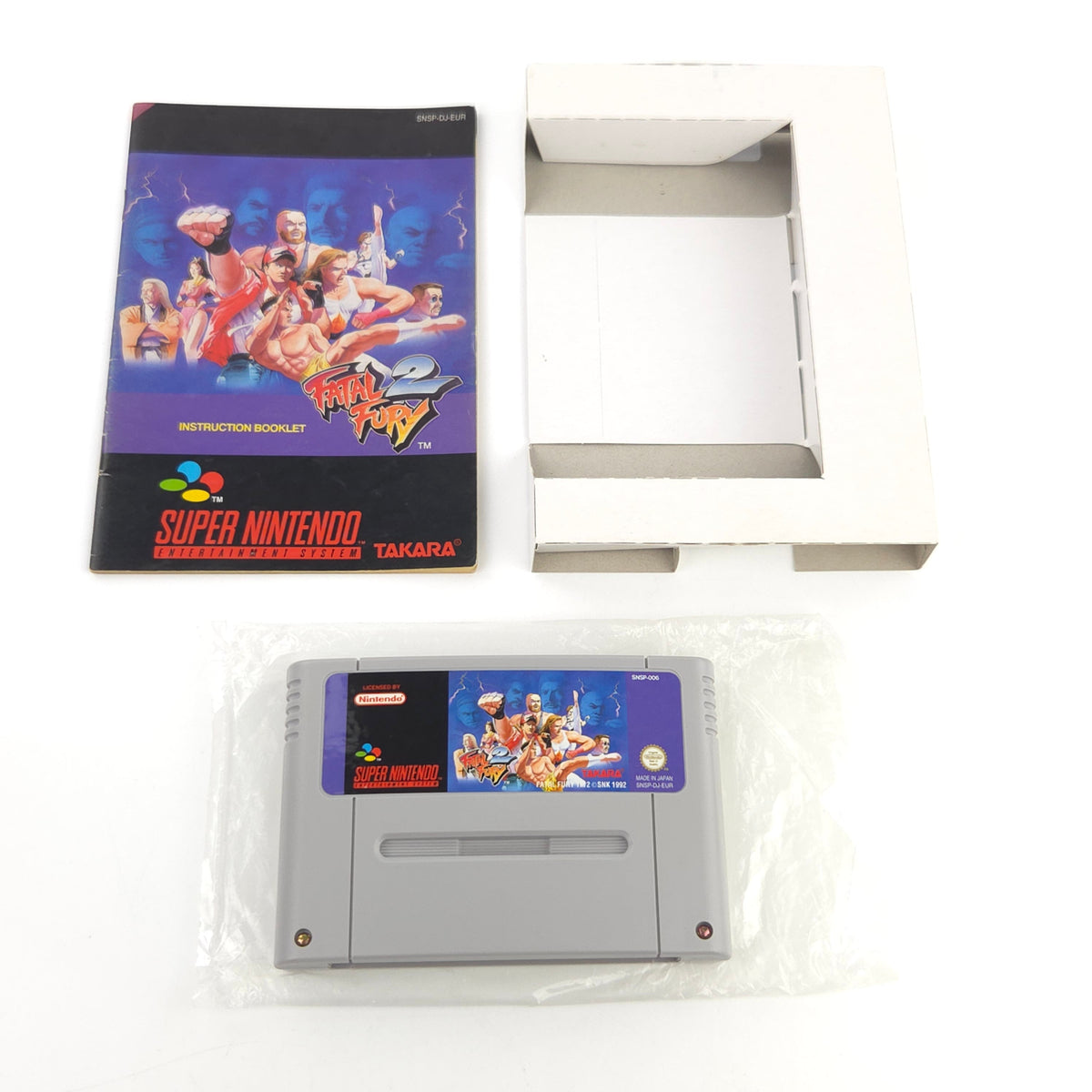 Super Nintendo Spiel Fatal Fury 2 OVP PAL CIB