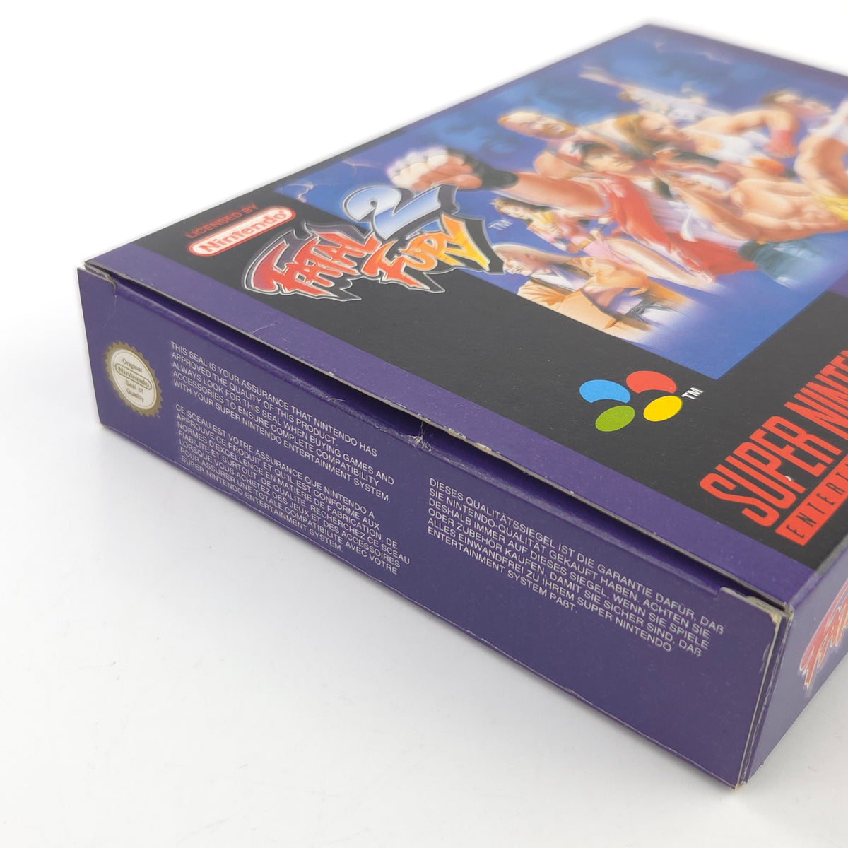 Super Nintendo Spiel Fatal Fury 2 OVP PAL CIB