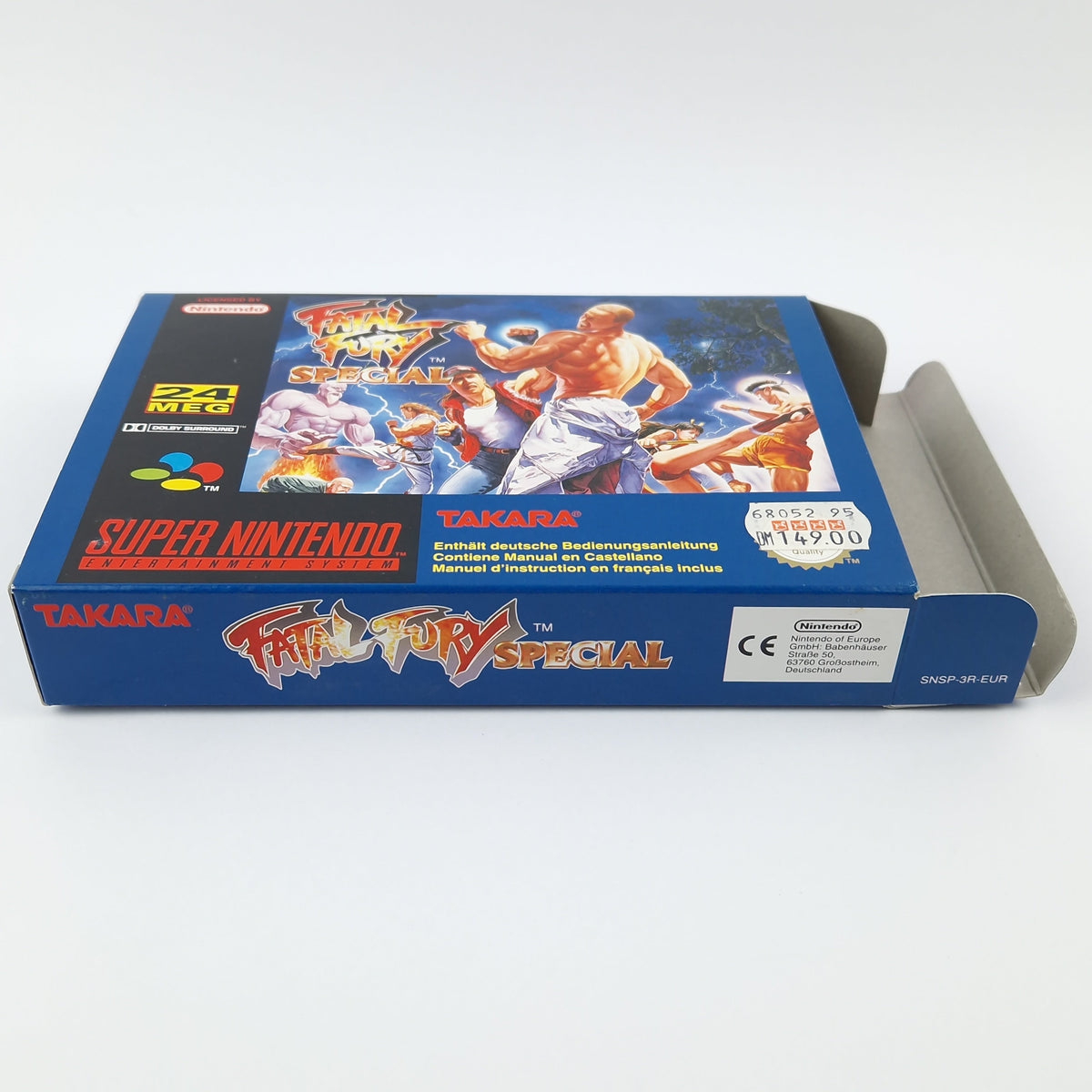 Super Nintendo Spiel – Fatal Fury Special OVP PAL CIB