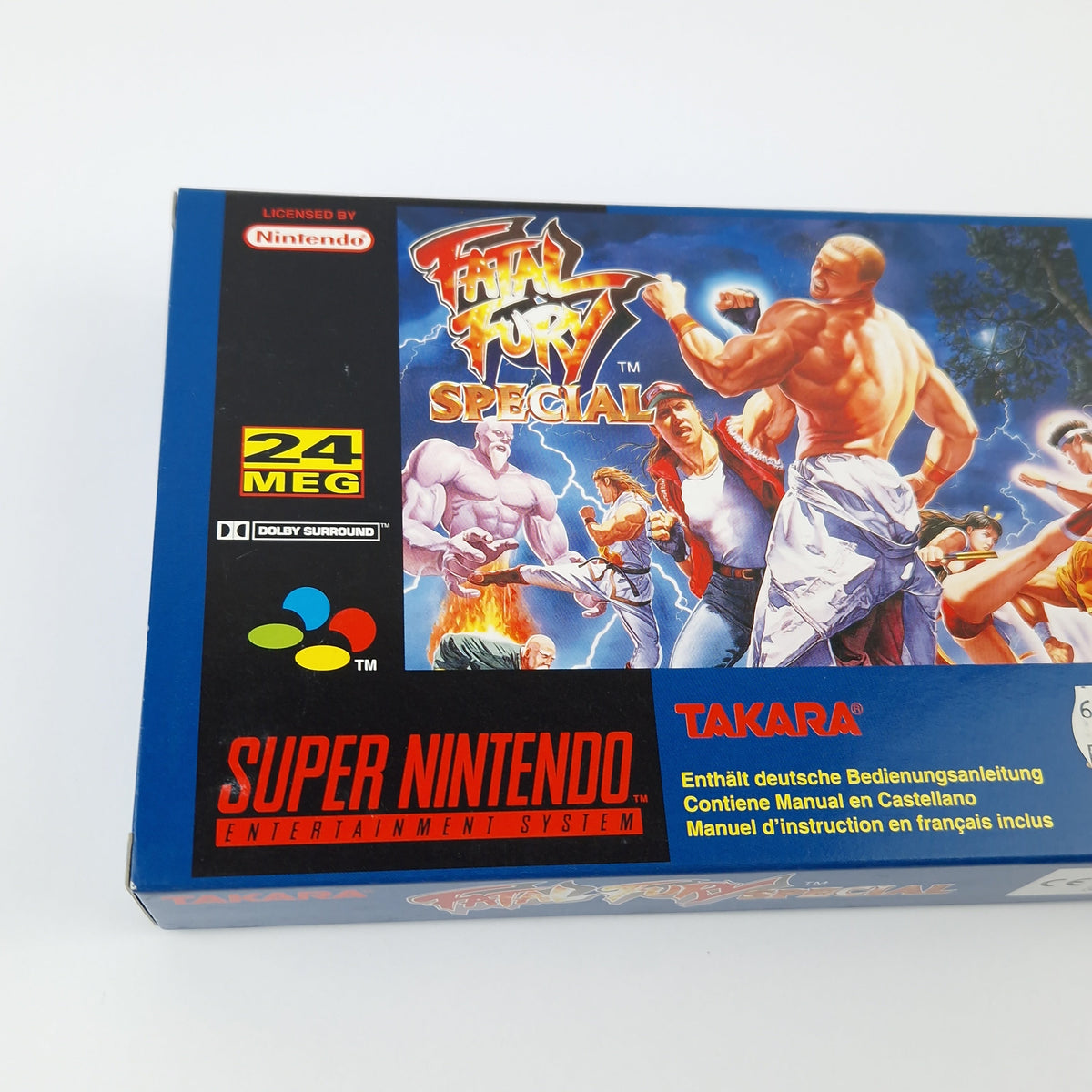 Super Nintendo Spiel – Fatal Fury Special OVP PAL CIB