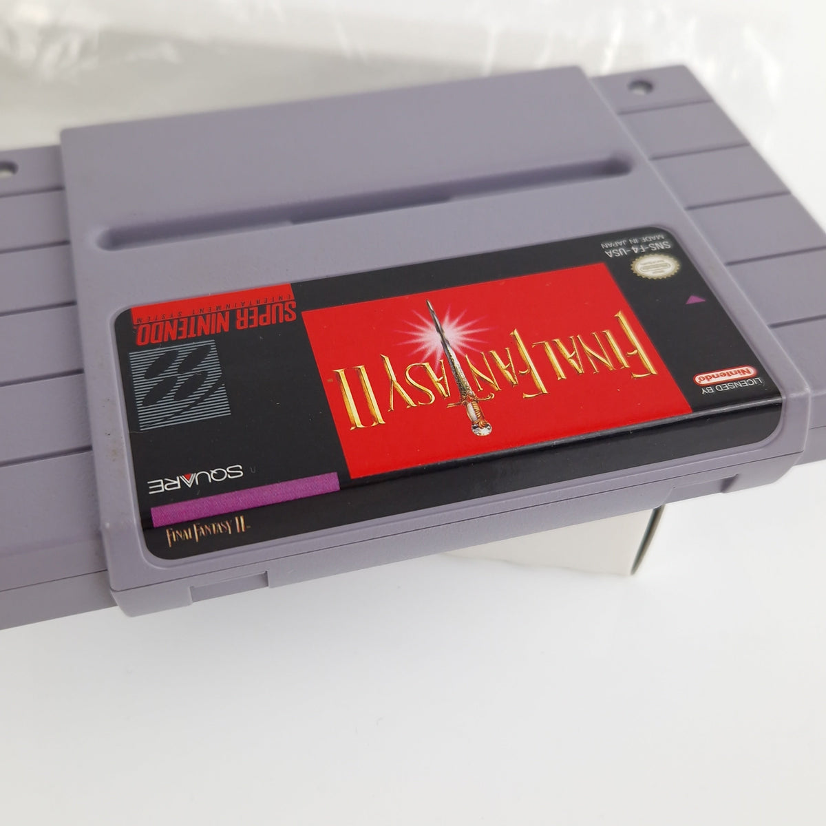 Super Nintendo Spiel – Final Fantasy II OVP NTSC USA