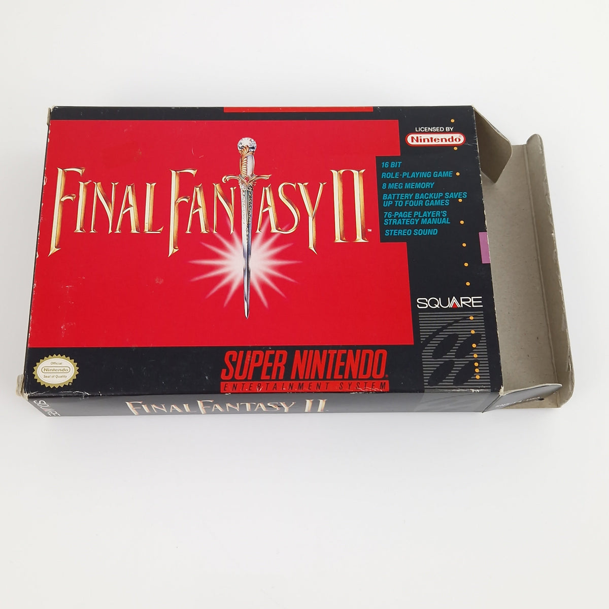 Super Nintendo Spiel – Final Fantasy II OVP NTSC USA