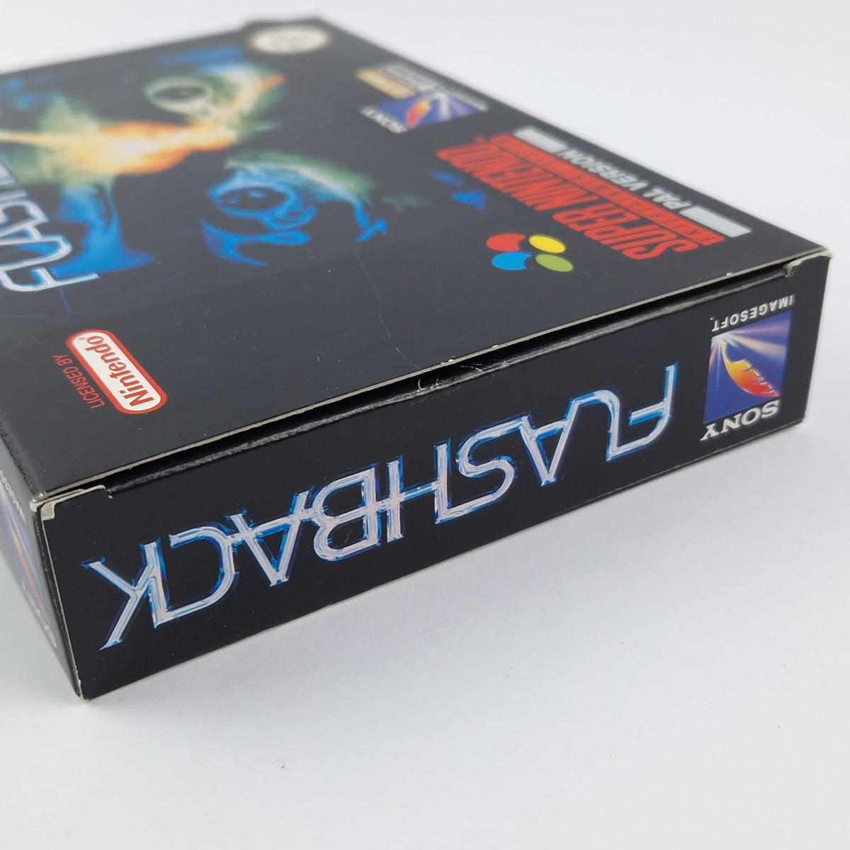 Super Nintendo Spiel – Flashback OVP Anleitung SNES PAL