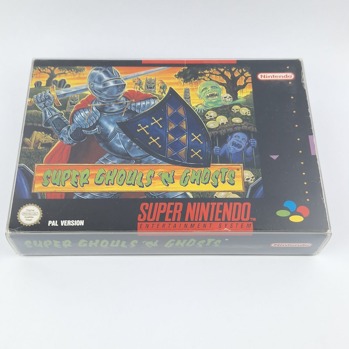 Super Nintendo Spiel – Super Ghouls n Ghosts OVP CIB SNES