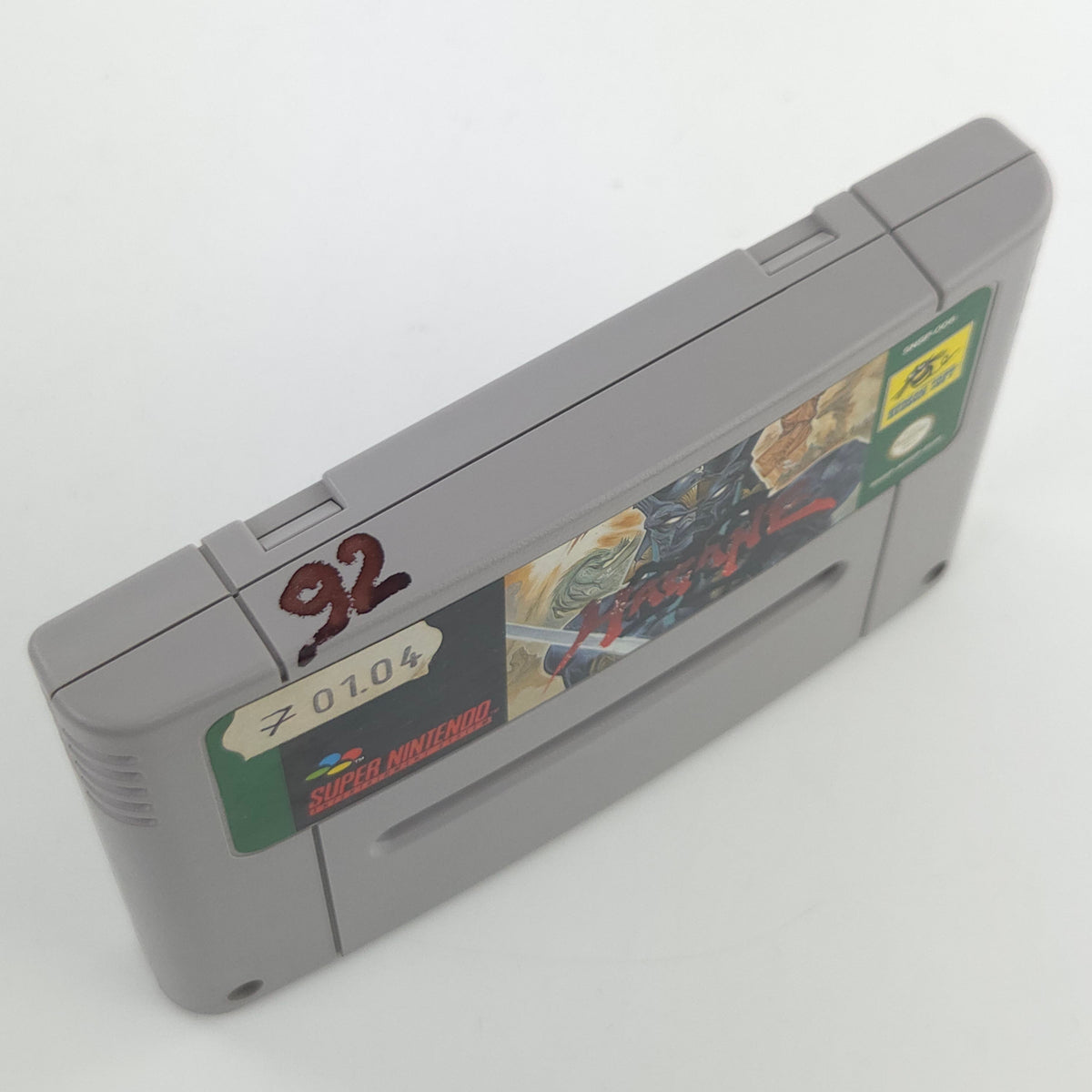 Super Nintendo Spiel Hagane SNES Modul PAL Hudson Soft