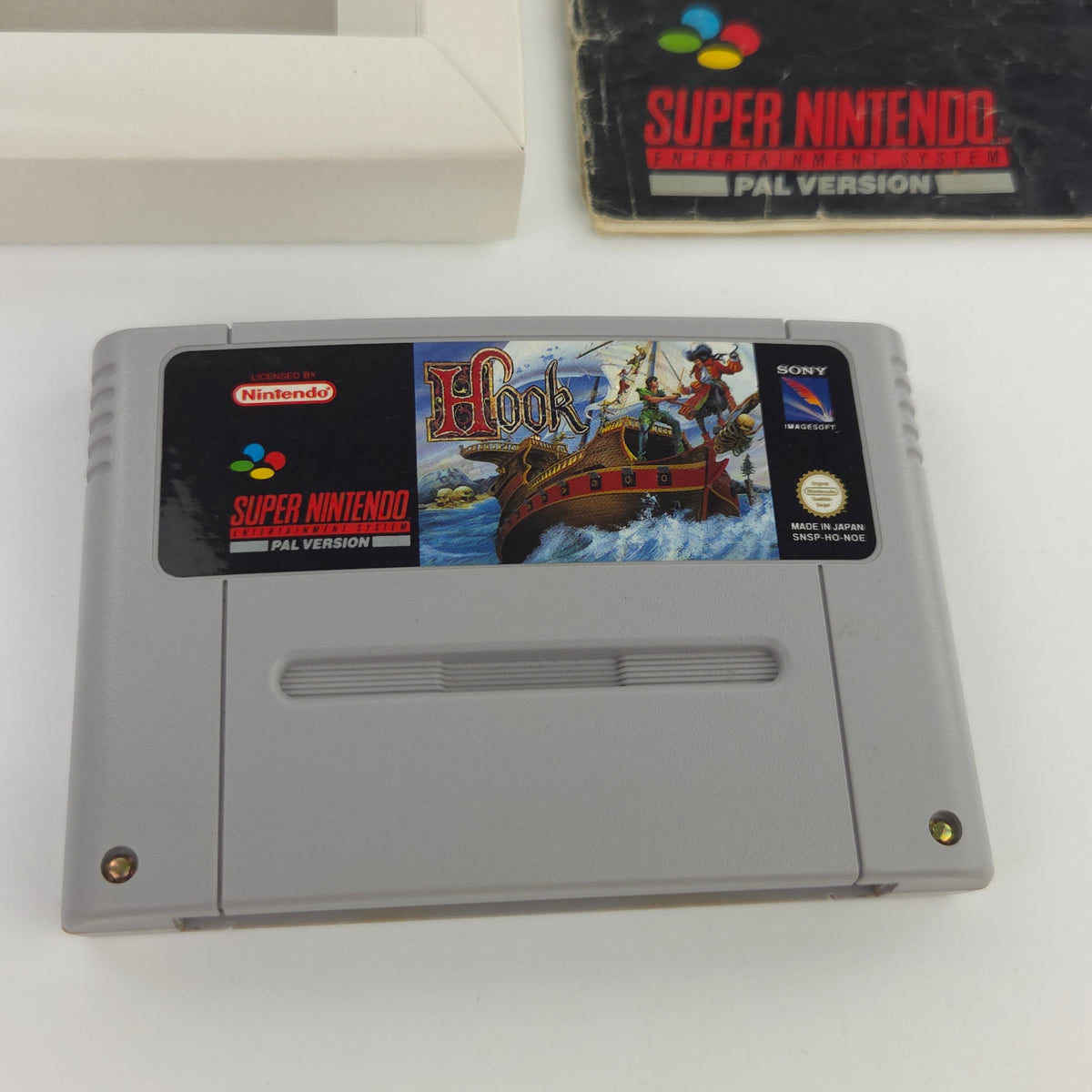 Super Nintendo Spiel Hook SNES Komplett OVP PAL NOE