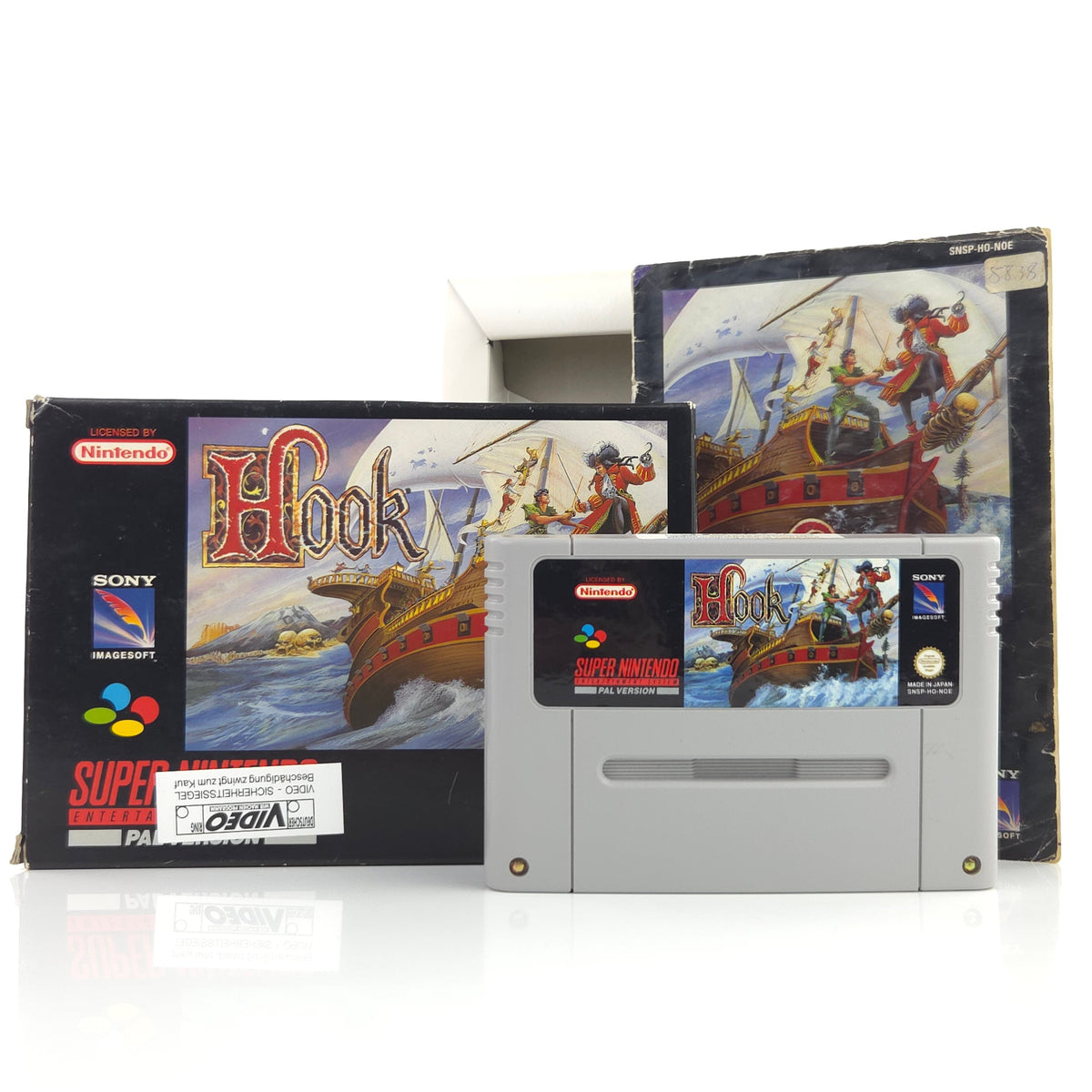 Super Nintendo Spiel Hook SNES Komplett OVP PAL NOE