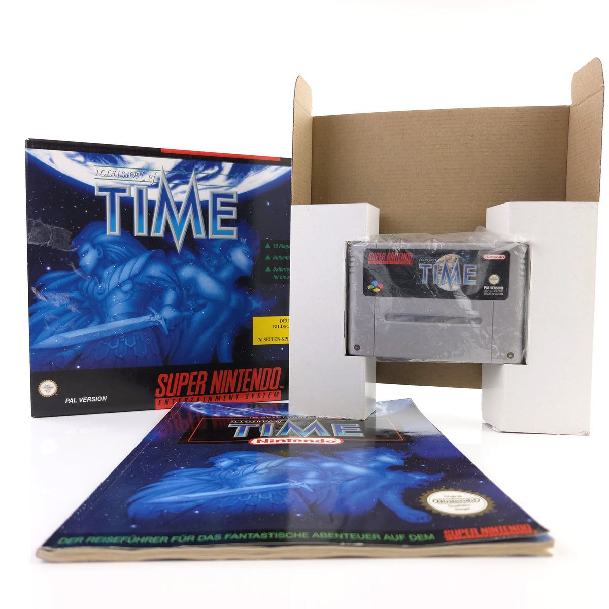 Super Nintendo Spiel – Illusion of Time OVP PAL SNES