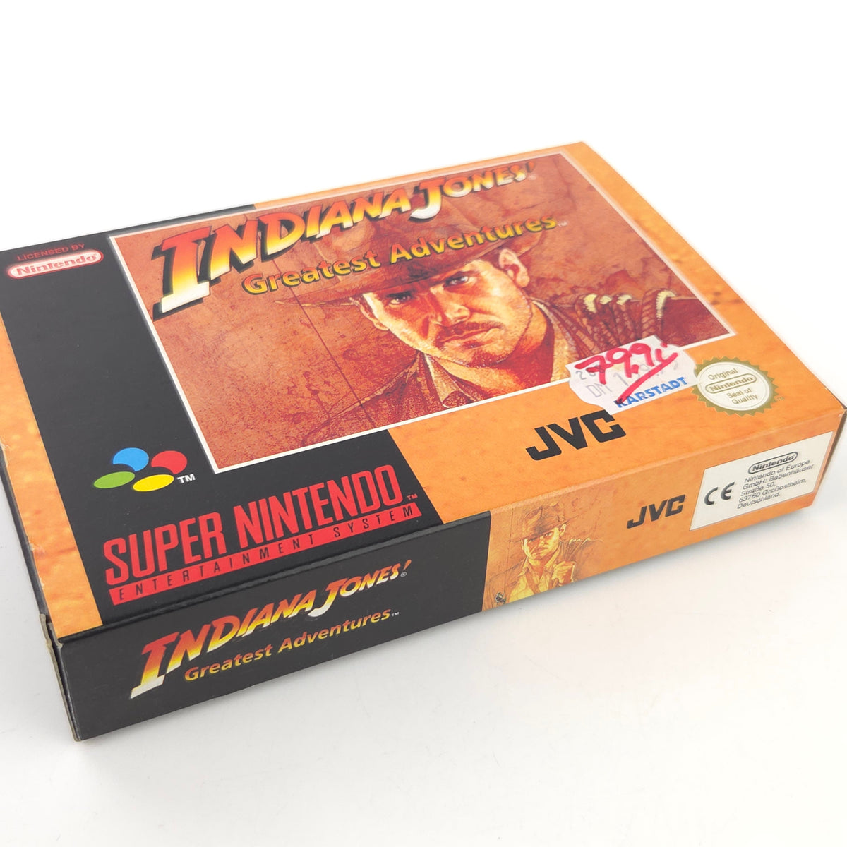 Super Nintendo Spiel Indiana Jones OVP